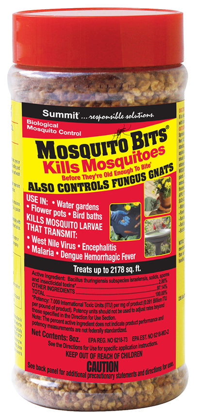 Mosquito Bits “Quick Kill Mosquito & Fungus Gnats Larvicide 30Oz