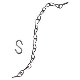 Flower Pot Chain, Black Steel, 18-In., 3-Pk.