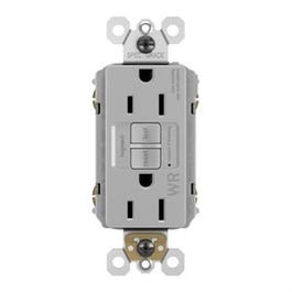 Legrand Radiant GFCI Outlet, Gray, 120-Volt, 15-Amp