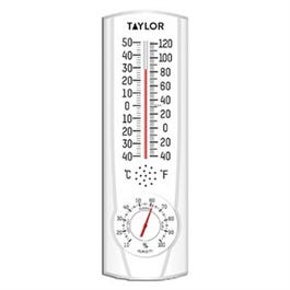 Indoor/Outdoor Thermometer, Curved, 6.75 x 2.25-In. - Sarasota, FL