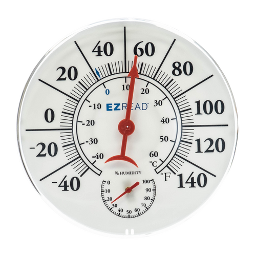 EZREAD® Dial Thermometer/Hygrometer (8