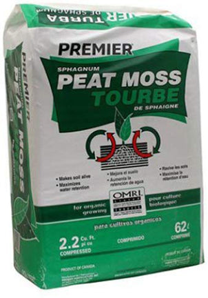 PREMIER PEAT MOSS  SPHAGNUM 2.2 CU FT