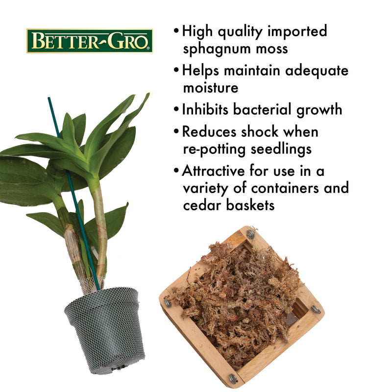 Better-Gro® Premium Grade Orchid Moss - Sarasota, FL - Your Farm