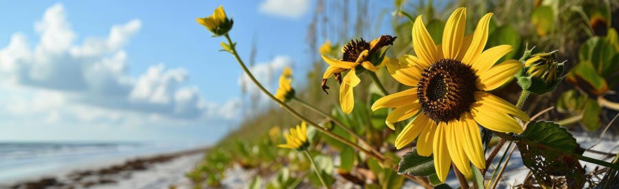 native beach sunflower