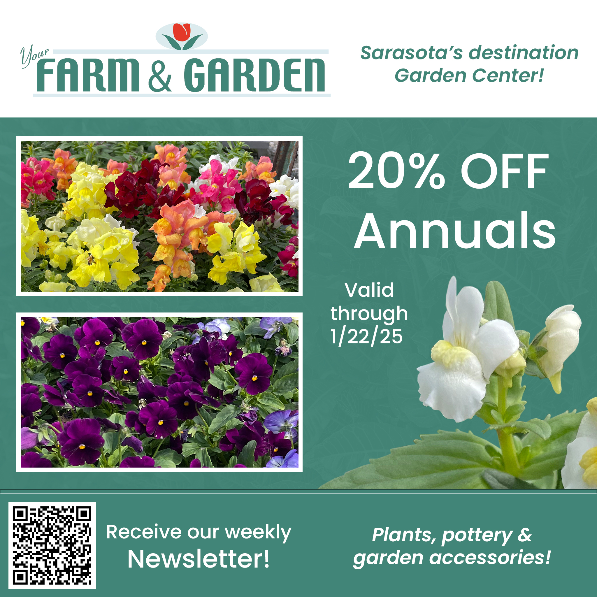 weekly sale your farm and garden