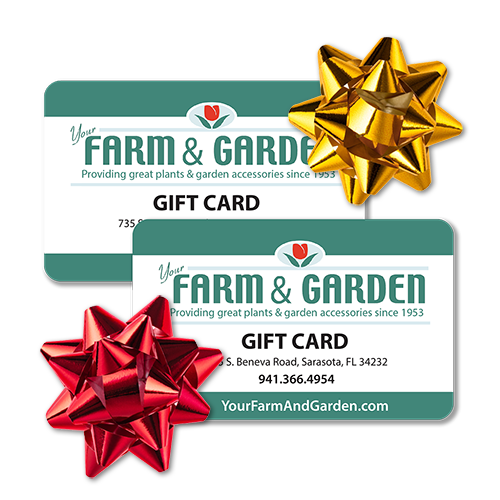 gift cards from your farm and garden