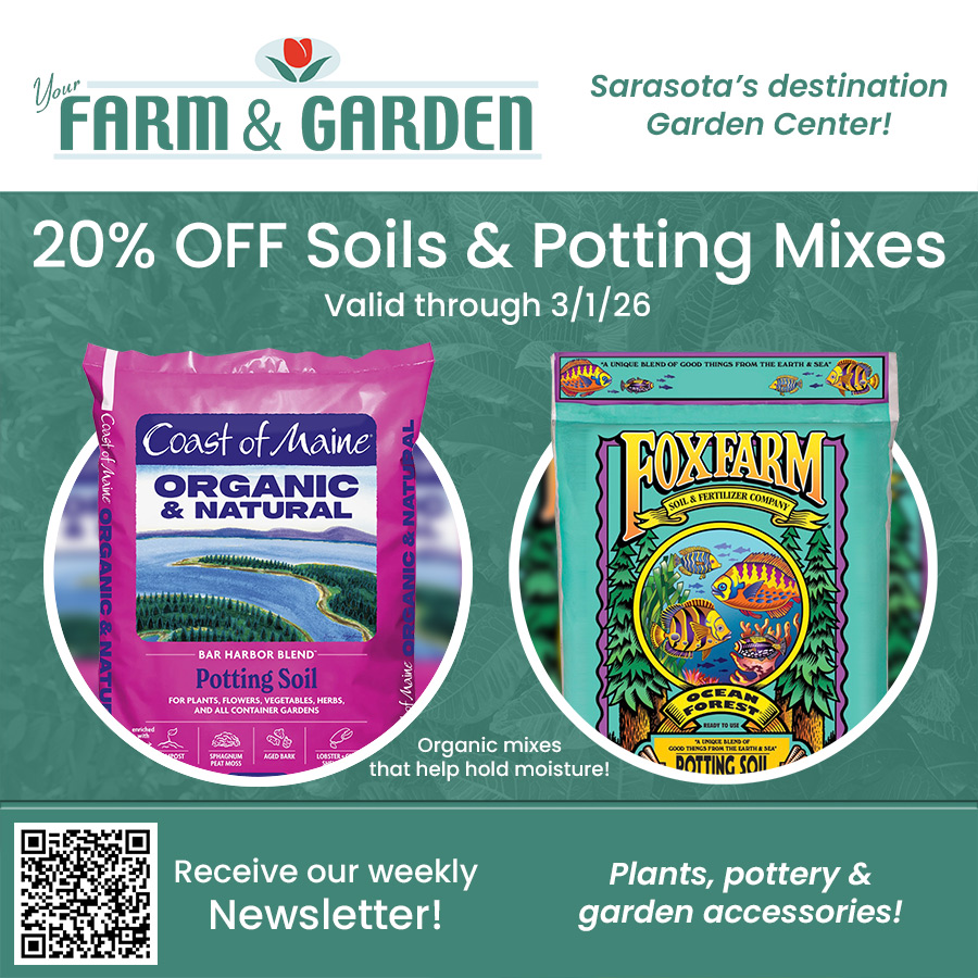 weekly sale at your farm and garden