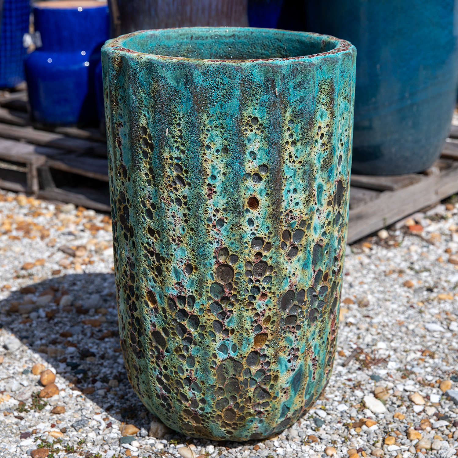 glazed pottery at your farm and garden