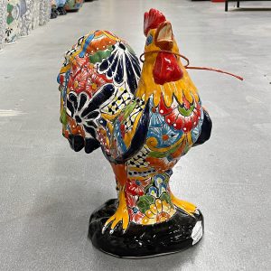 talavera rooster at your farm and garden